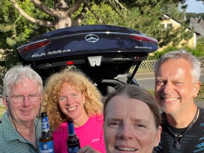 Gruppenfoto am Ziel der Wanderung