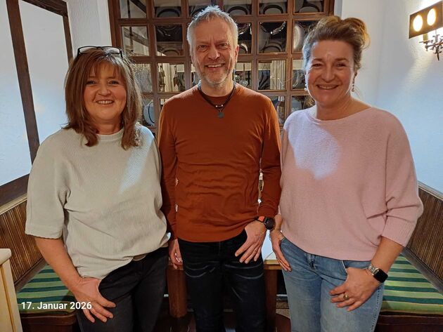 Das Foto zeigt den geschäftsführende Vorstand: v.l.n.r Angela Eck, Christian Rieger, Agatha Rottmann
