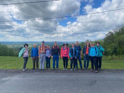 Das Foto zeigt die Wandergruppe.