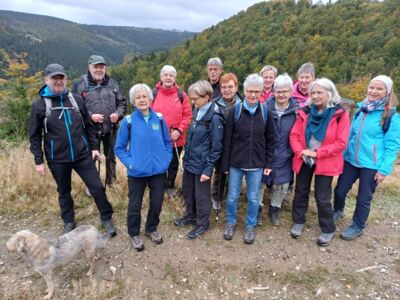 Gruppenfoto der Wandergruppe