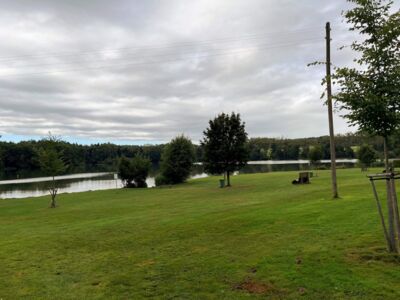 Blick auf den Secker Weiher.