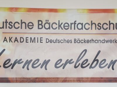 Transparent der Ersten Bäckerfachschule Olpe