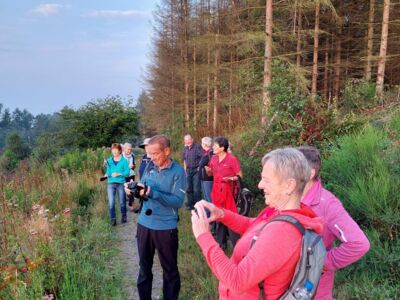 Die Wandergruppe beim Fotoshooting.