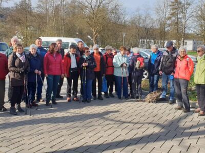 Gruppenbild der Wanderinnen und Wanderer